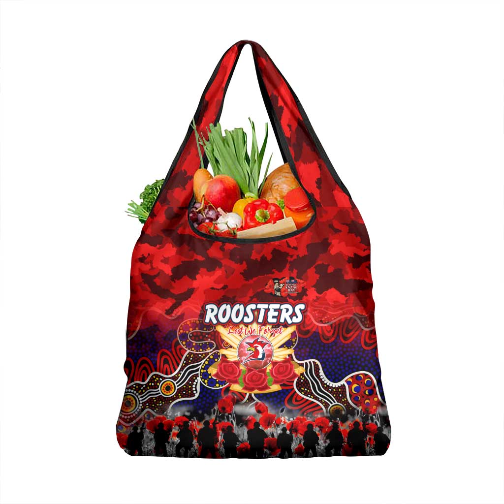 Roosters ANZAC Day Grocery Bag Australian Army - Lest We Forget