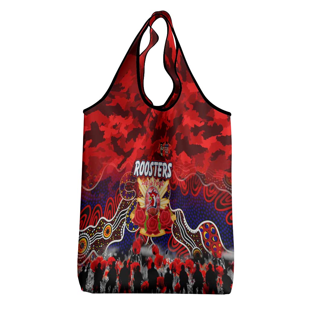 Roosters ANZAC Day Grocery Bag Australian Army - Lest We Forget
