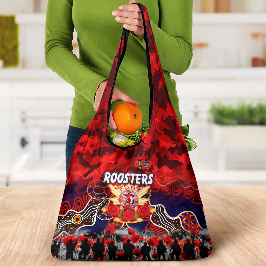Roosters ANZAC Day Grocery Bag Australian Army - Lest We Forget