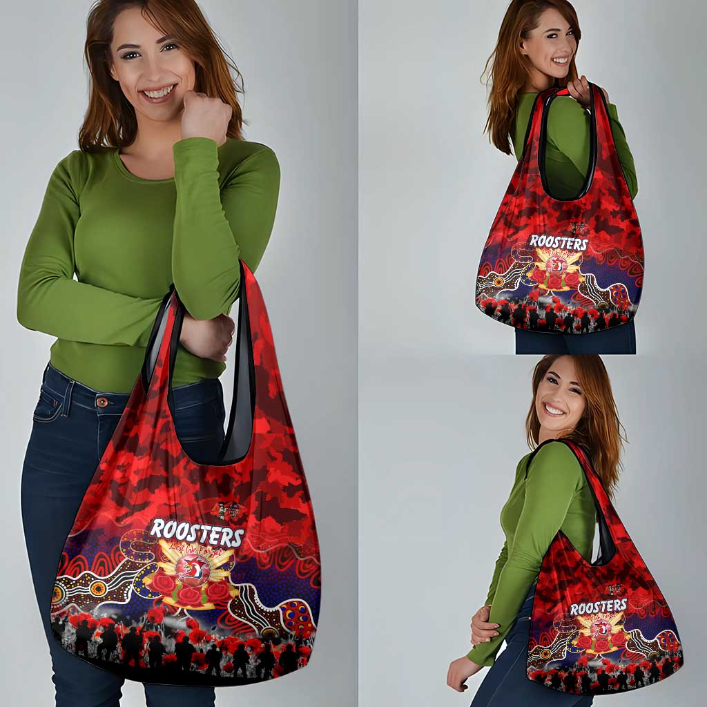 Roosters ANZAC Day Grocery Bag Australian Army - Lest We Forget