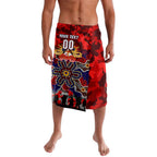 Personalized Roosters ANZAC Day Lavalava Australian Army - Lest We Forget