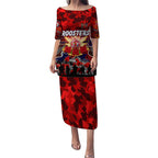 Personalized Roosters ANZAC Day Puletasi Australian Army - Lest We Forget