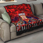 Roosters ANZAC Day Quilt Australian Army - Lest We Forget