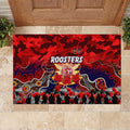 Roosters ANZAC Day Rubber Doormat Australian Army - Lest We Forget