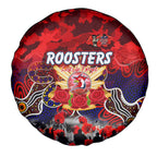 Roosters ANZAC Day Spare Tire Cover Australian Army - Lest We Forget