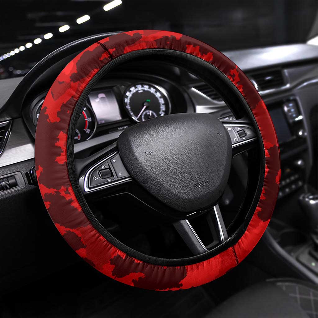 Roosters ANZAC Day Steering Wheel Cover Australian Army - Lest We Forget