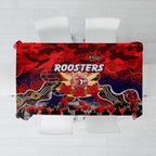 Roosters ANZAC Day Tablecloth Australian Army - Lest We Forget