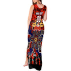 Personalized Roosters ANZAC Day Tank Maxi Dress Australian Army - Lest We Forget
