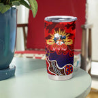 Personalized Roosters ANZAC Day Tumbler Cup Australian Army - Lest We Forget