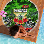 Raiders ANZAC Day Beach Blanket Australian Army - Lest We Forget