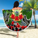 Raiders ANZAC Day Beach Blanket Australian Army - Lest We Forget