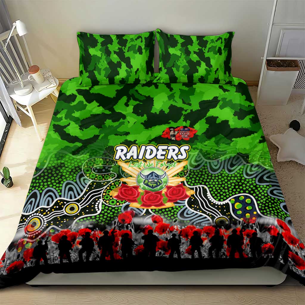 Raiders ANZAC Day Bedding Set Australian Army - Lest We Forget