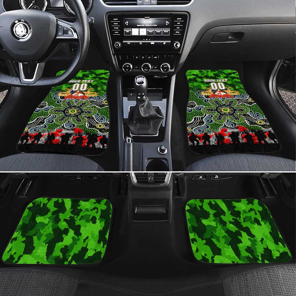 Raiders ANZAC Day Car Mats Australian Army - Lest We Forget