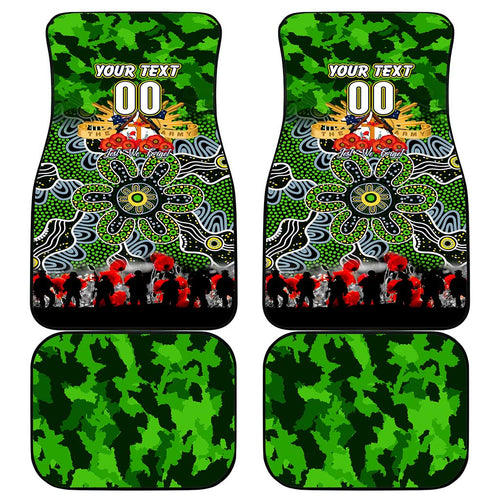 Raiders ANZAC Day Car Mats Australian Army - Lest We Forget