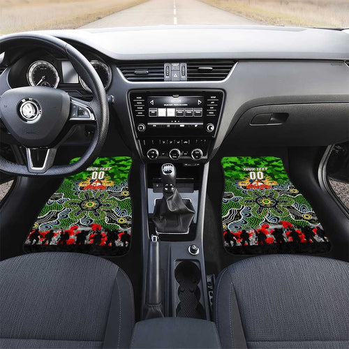 Raiders ANZAC Day Car Mats Australian Army - Lest We Forget