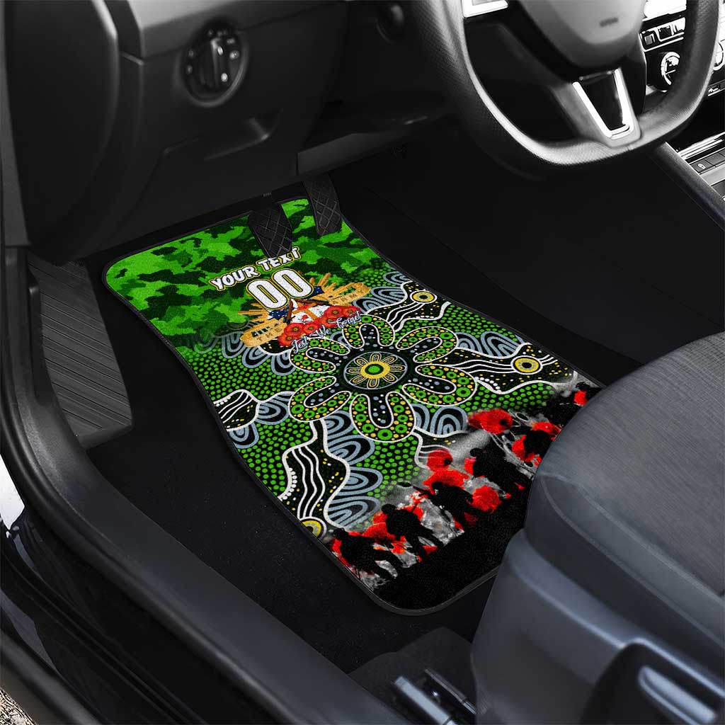 Raiders ANZAC Day Car Mats Australian Army - Lest We Forget