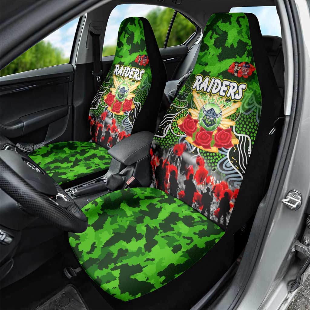 Raiders ANZAC Day Car Seat Cover Australian Army - Lest We Forget