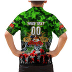 Personalized Raiders ANZAC Day Family Matching Mermaid Dress and Hawaiian Shirt Australian Army - Lest We Forget