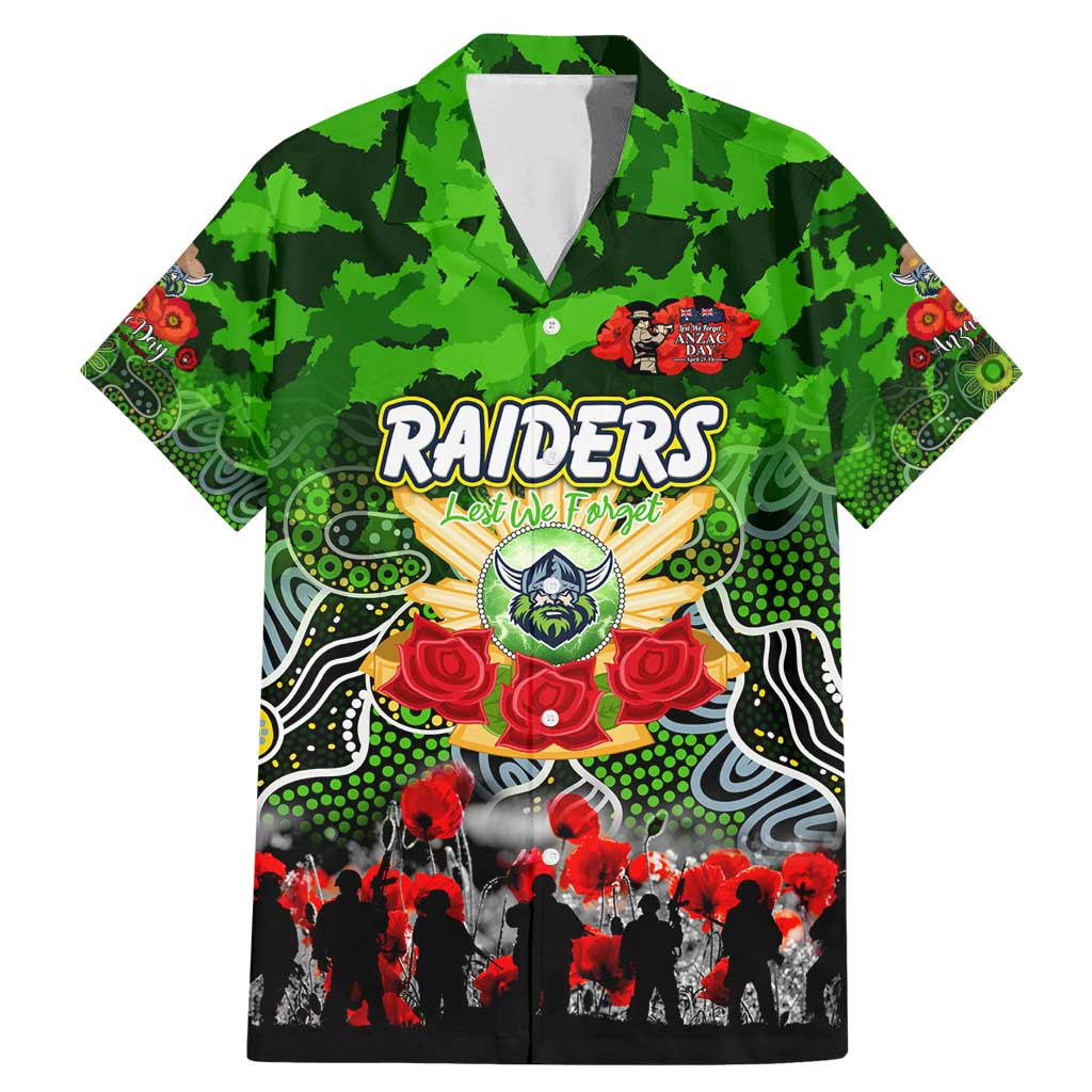 Personalized Raiders ANZAC Day Family Matching Mermaid Dress and Hawaiian Shirt Australian Army - Lest We Forget