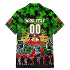 Personalized Raiders ANZAC Day Family Matching Mermaid Dress and Hawaiian Shirt Australian Army - Lest We Forget