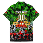 Personalized Raiders ANZAC Day Family Matching Puletasi and Hawaiian Shirt Australian Army - Lest We Forget