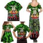 Personalized Raiders ANZAC Day Family Matching Summer Maxi Dress and Hawaiian Shirt Australian Army - Lest We Forget