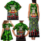 Personalized Raiders ANZAC Day Family Matching Tank Maxi Dress and Hawaiian Shirt Australian Army - Lest We Forget