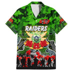 Personalized Raiders ANZAC Day Family Matching Tank Maxi Dress and Hawaiian Shirt Australian Army - Lest We Forget