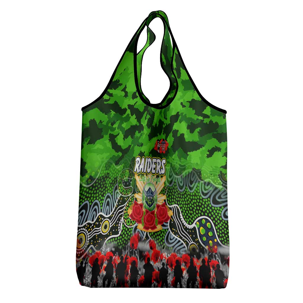 Raiders ANZAC Day Grocery Bag Australian Army - Lest We Forget