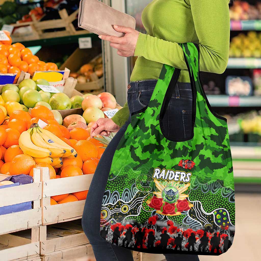 Raiders ANZAC Day Grocery Bag Australian Army - Lest We Forget