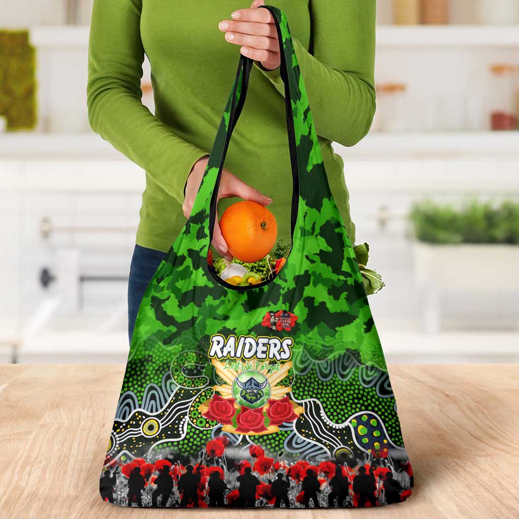 Raiders ANZAC Day Grocery Bag Australian Army - Lest We Forget