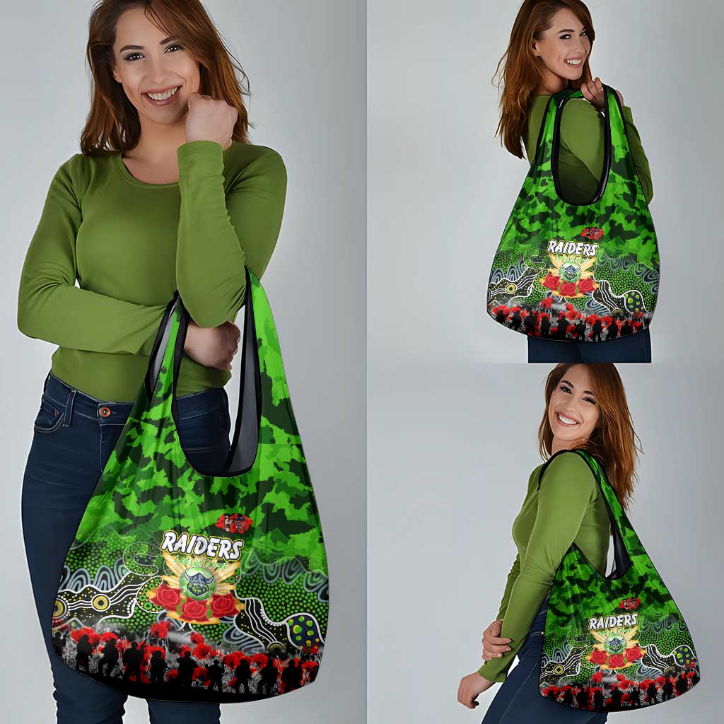 Raiders ANZAC Day Grocery Bag Australian Army - Lest We Forget