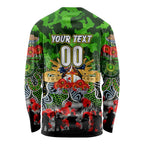 Personalized Raiders ANZAC Day Long Sleeve Shirt Australian Army - Lest We Forget