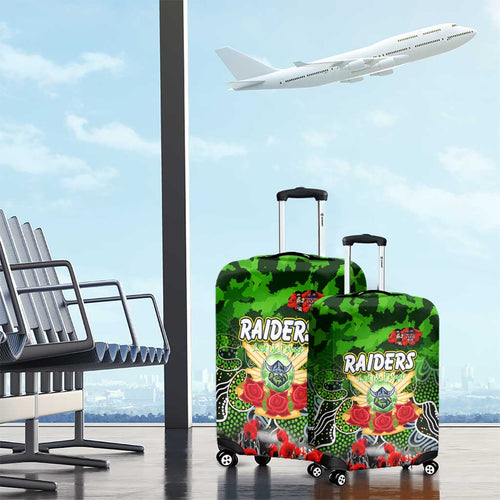 Raiders ANZAC Day Luggage Cover Australian Army - Lest We Forget