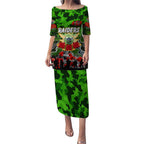 Personalized Raiders ANZAC Day Puletasi Australian Army - Lest We Forget