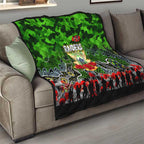 Raiders ANZAC Day Quilt Australian Army - Lest We Forget