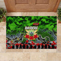 Raiders ANZAC Day Rubber Doormat Australian Army - Lest We Forget