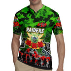 Personalized Raiders ANZAC Day Rugby Jersey Australian Army - Lest We Forget