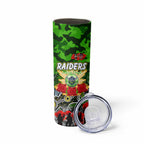 Personalized Raiders ANZAC Day Skinny Tumbler Australian Army - Lest We Forget