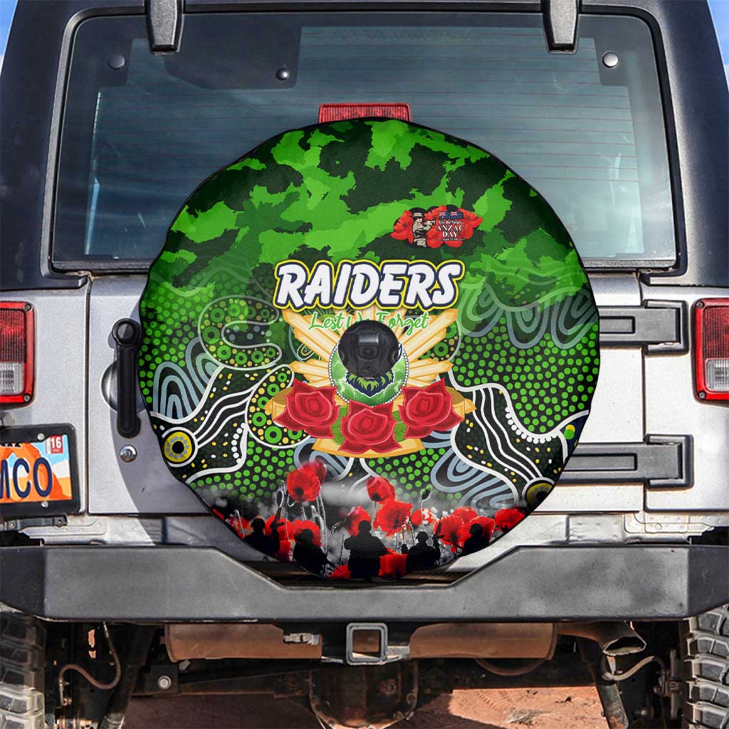 Raiders ANZAC Day Spare Tire Cover Australian Army - Lest We Forget