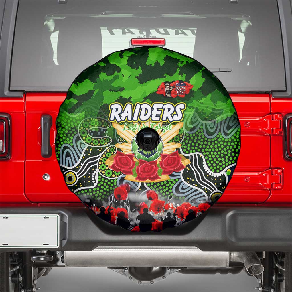 Raiders ANZAC Day Spare Tire Cover Australian Army - Lest We Forget