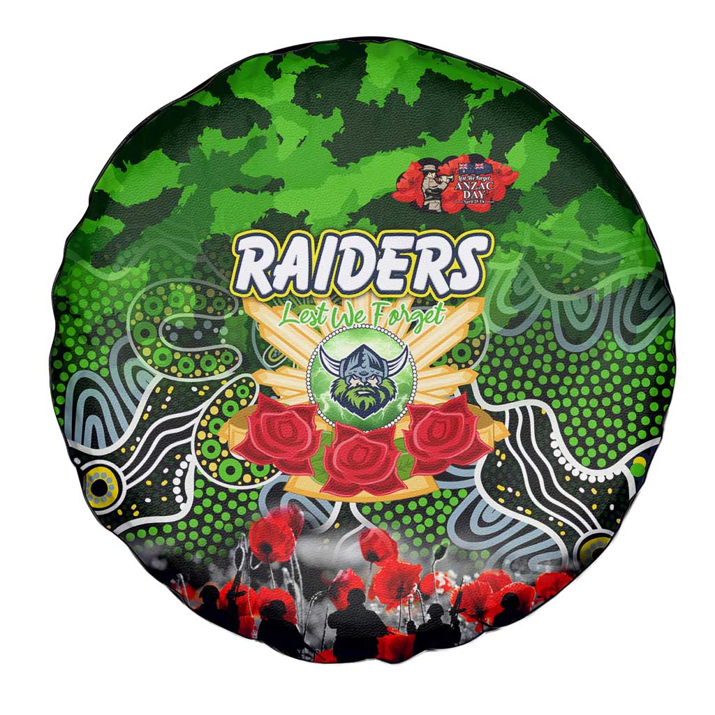 Raiders ANZAC Day Spare Tire Cover Australian Army - Lest We Forget