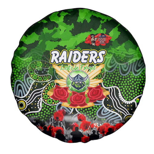 Raiders ANZAC Day Spare Tire Cover Australian Army - Lest We Forget