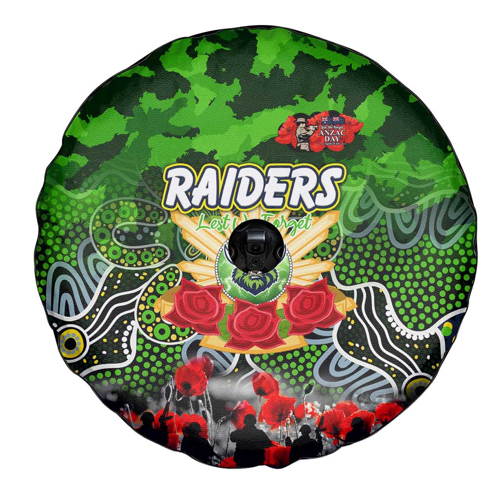 Raiders ANZAC Day Spare Tire Cover Australian Army - Lest We Forget