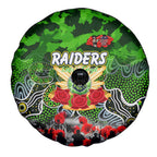 Raiders ANZAC Day Spare Tire Cover Australian Army - Lest We Forget