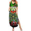 Personalized Raiders ANZAC Day Summer Maxi Dress Australian Army - Lest We Forget