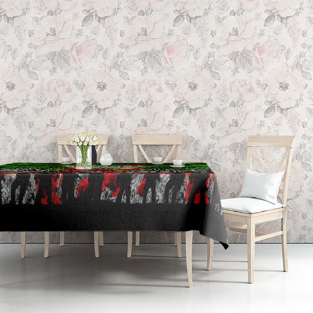 Raiders ANZAC Day Tablecloth Australian Army - Lest We Forget