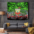 Raiders ANZAC Day Tapestry Australian Army - Lest We Forget