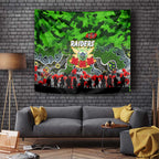 Raiders ANZAC Day Tapestry Australian Army - Lest We Forget
