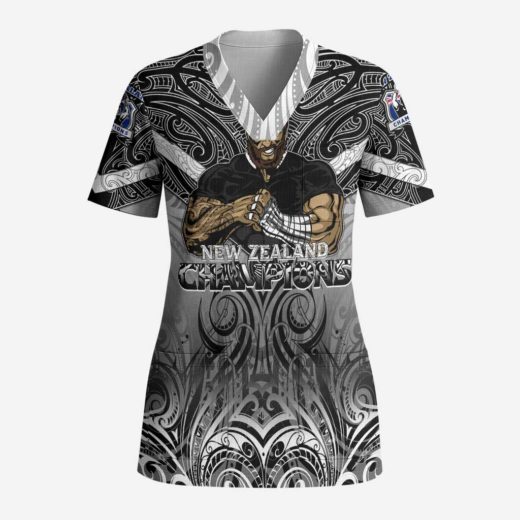 New Zealand Scrub Top Rugby Aotearoa Champions - Aussie Hoodie